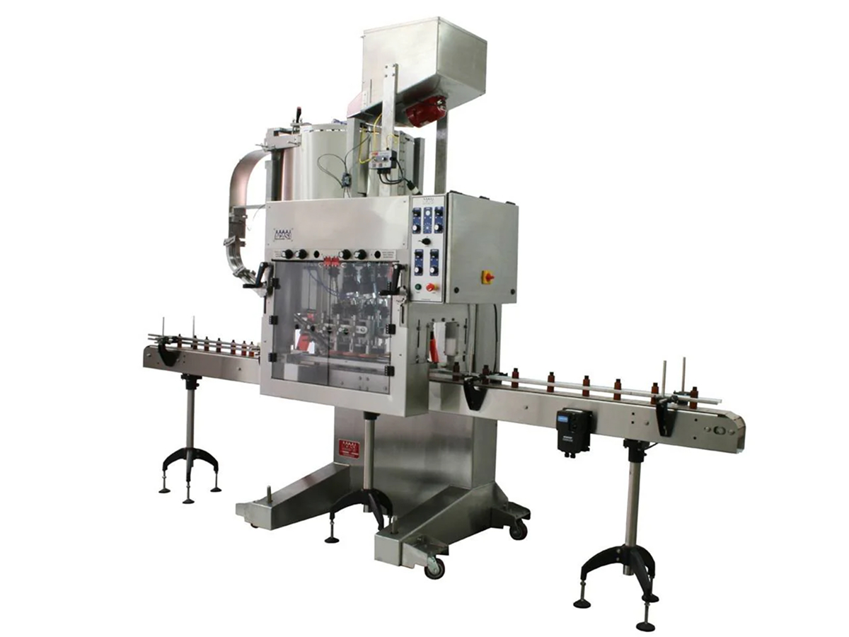 Capping and sealing machine