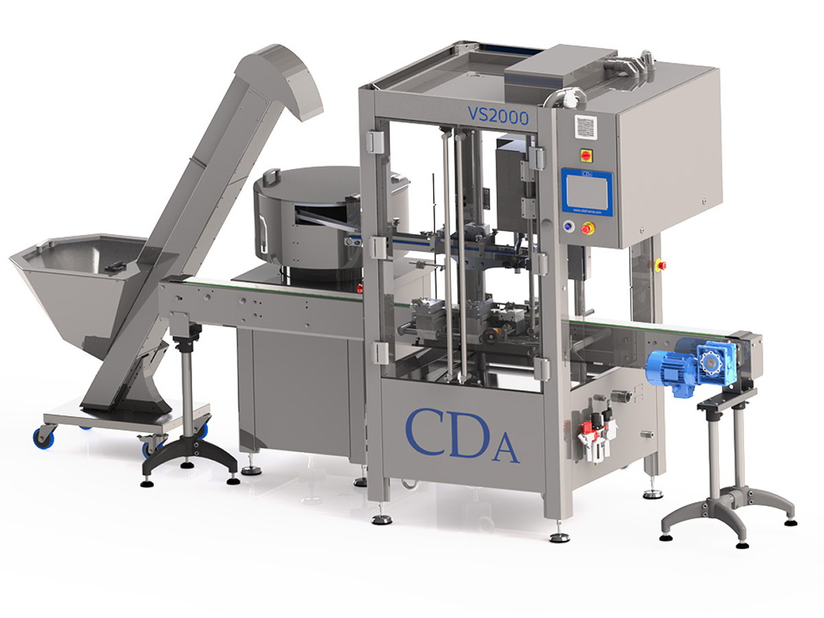 Capping and sealing machine