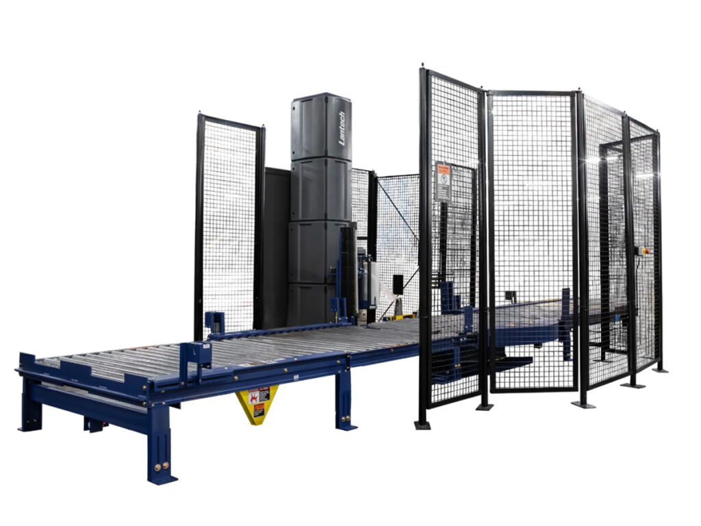 Stretch wrapping machine